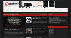 Desktop Screenshot of gametechspecialist.com